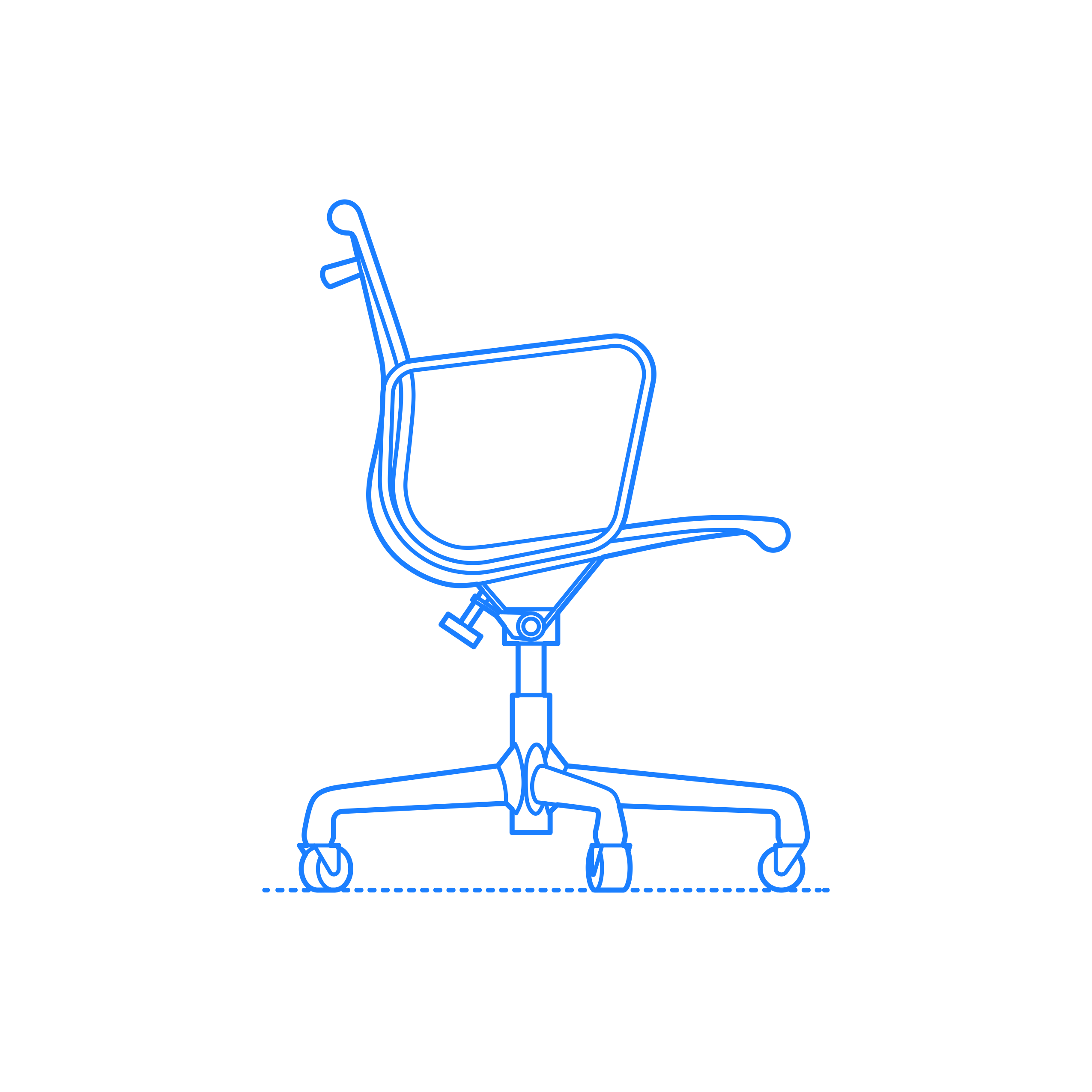 Furniture Office Chairs Desk Chairs Eames Aluminum Group Management Chair Stencil Svg Design File Free Vectors